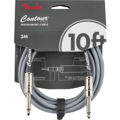 Fender Contour Instrument Cable, Inca Silver, 10'