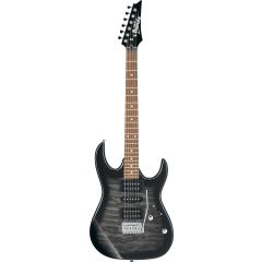 Ibanez GIO GRX Quilted Maple Art Grain Top Transparent Black Burst 