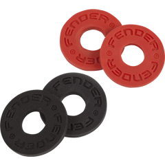 Fender Strap Blocks 4-pack, Black and Red