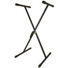 TGI Single Frame Keyboard Stand, Collapsible, Black